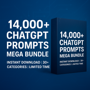 Over 14,000 ChatGPT Prompts Mega Bundle