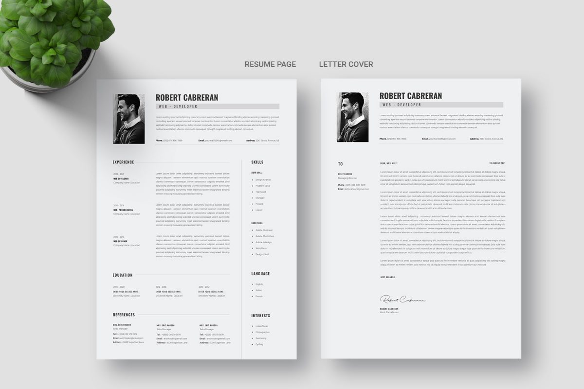 1000 Resume & CV Templates Mega Bundle - Image 8