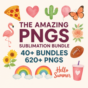 The Amazing PNGs Sublimation Bundle