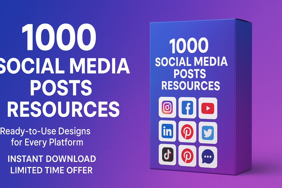 1000+ Social Media Posts Resources